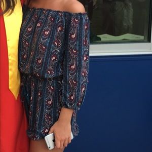 Off the shoulder romper